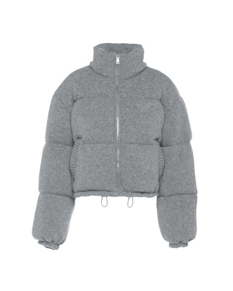 prada cashmere puffer|prada puffer jacket price.